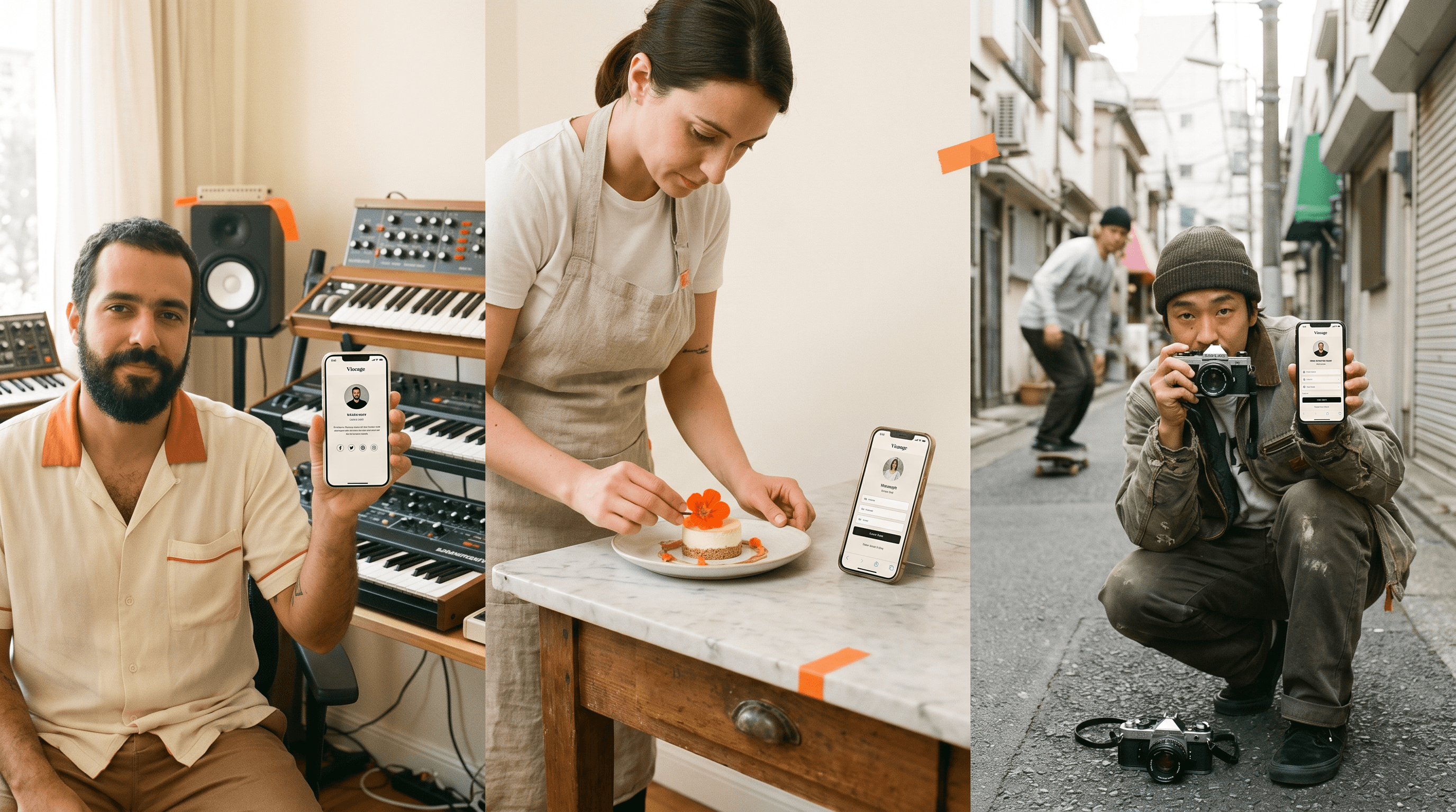 Creators using Viopage — collage